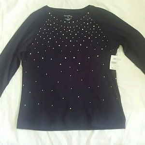 NWT Navy Size M Top Coral Bay